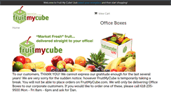 Desktop Screenshot of fruitmycube.com